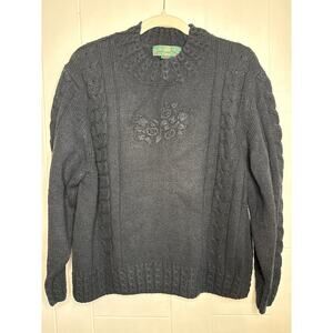 Vintage Orvis sweater silk cotton large
